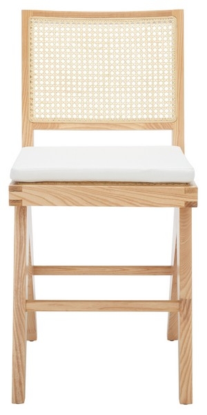 Colette Rattan Counter Stool - Natural - Image 0