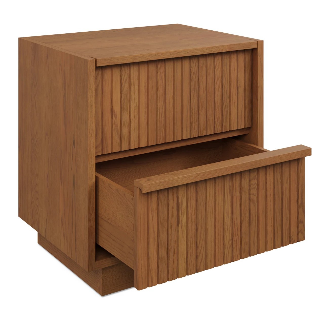 Kouva 2-Drawer Nightstand - Smoked Oak - Image 2