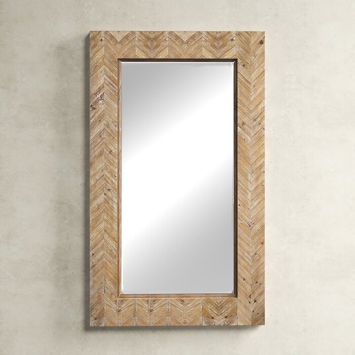Hyde Rectangle Wood Mirror - Image 1