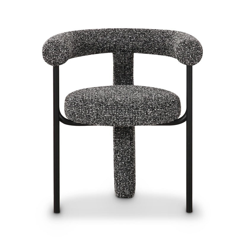 Synn Black Performance Boucle Dining Chair - Image 0