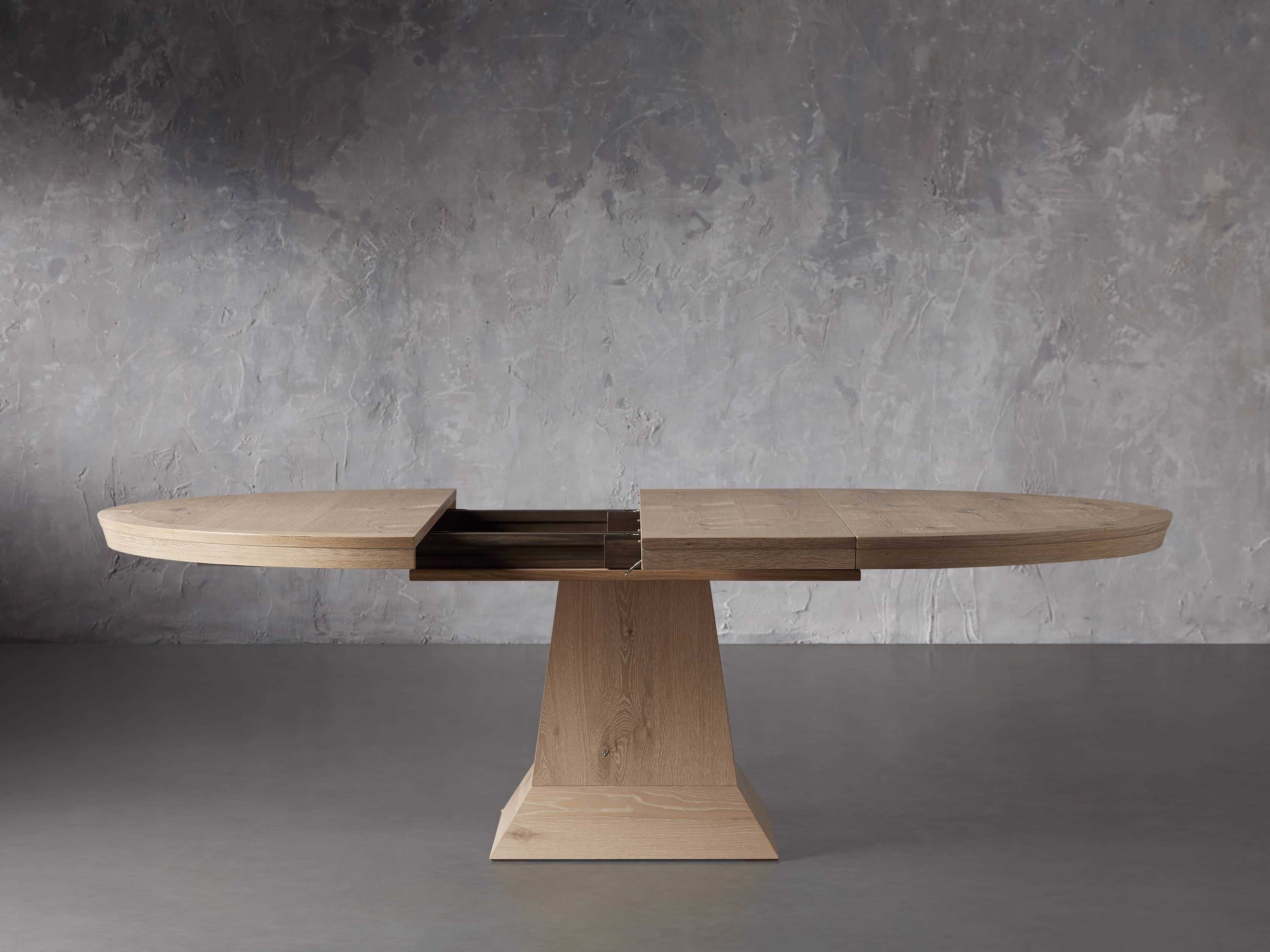 Leighton Dining Table in Wood 62" Natural  Sable  - Image 1