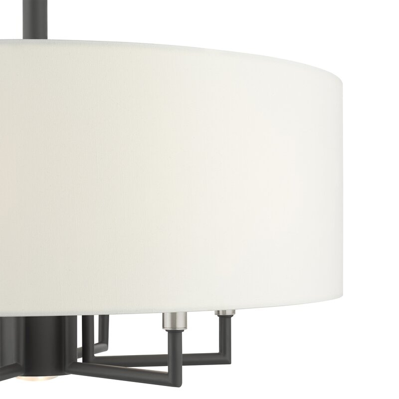 Moonlighter 7 - Light Shaded Drum Chandelier - Image 2