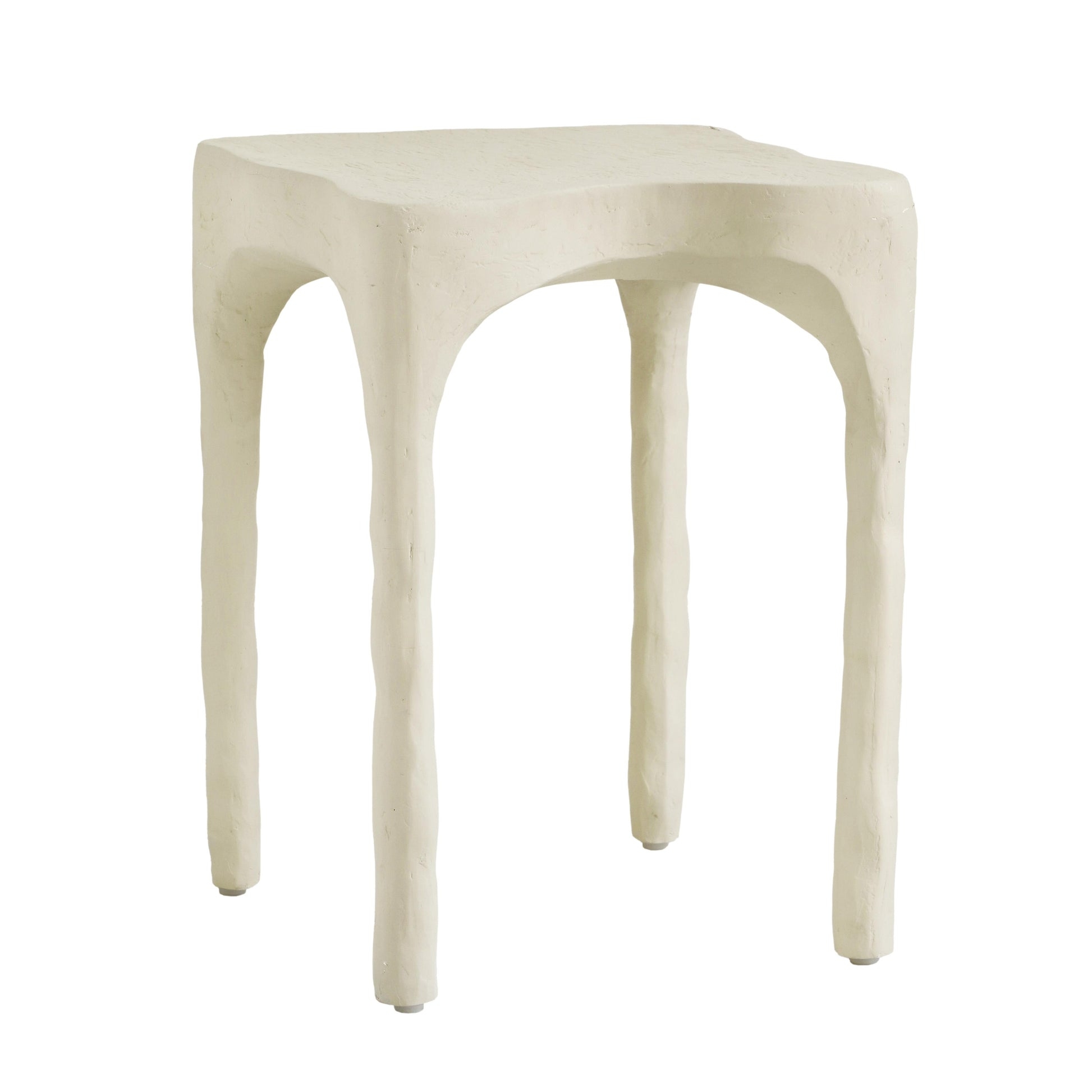 Skully Cream Textured Side Table - Image 0