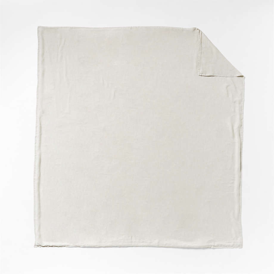 Aire Natural EUROPEAN FLAX ™-Certified Linen Warm Natural King Duvet Cover - Image 4