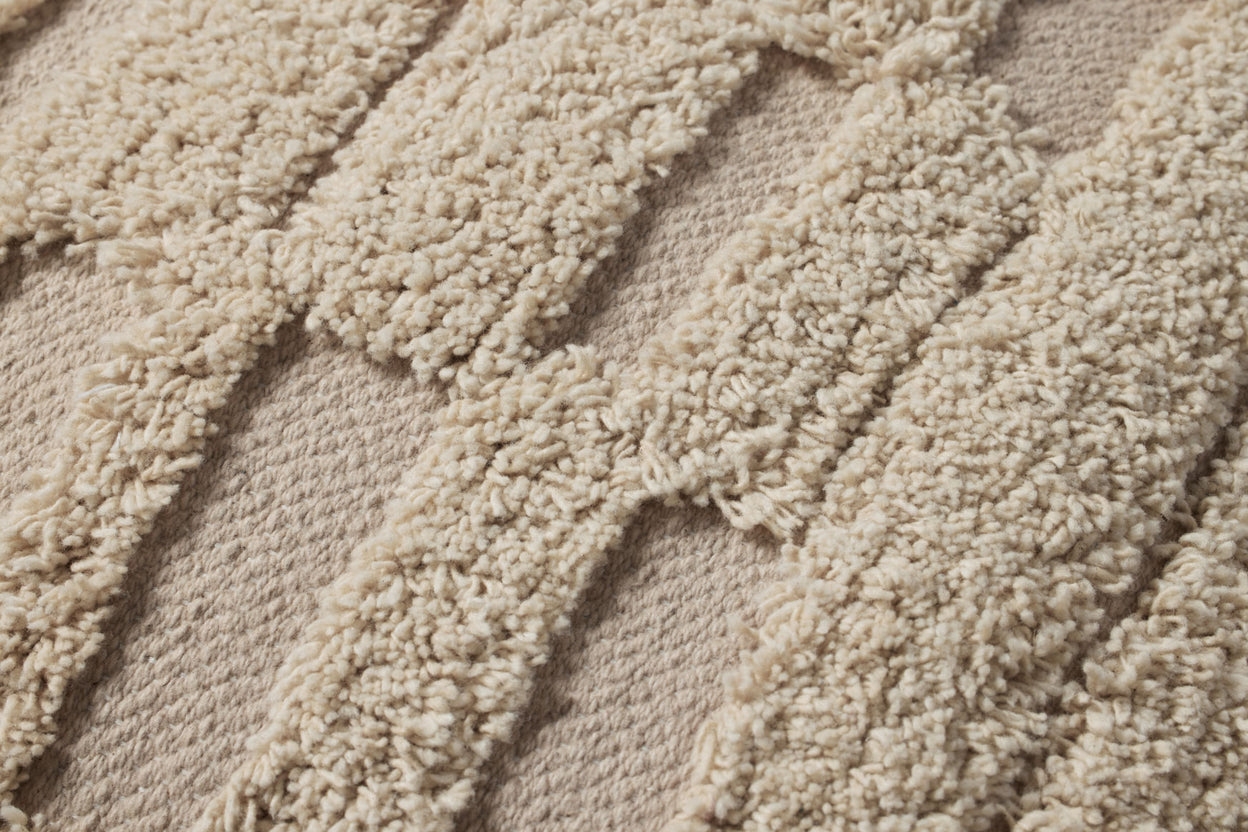 PJB0042 Natural, 22" x 22", Cover with Poly Fill - Image 2