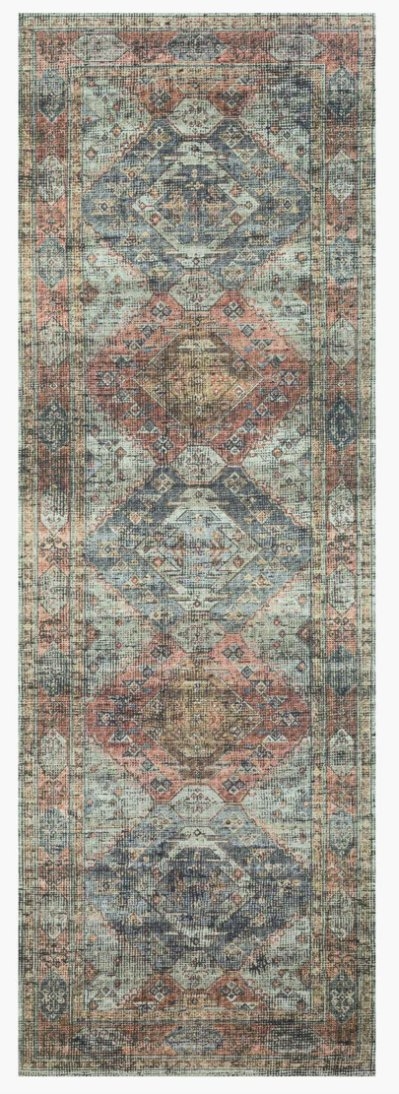 Loloi Skye Apricot / Mist 2'-6" x 10'-0" - Image 0