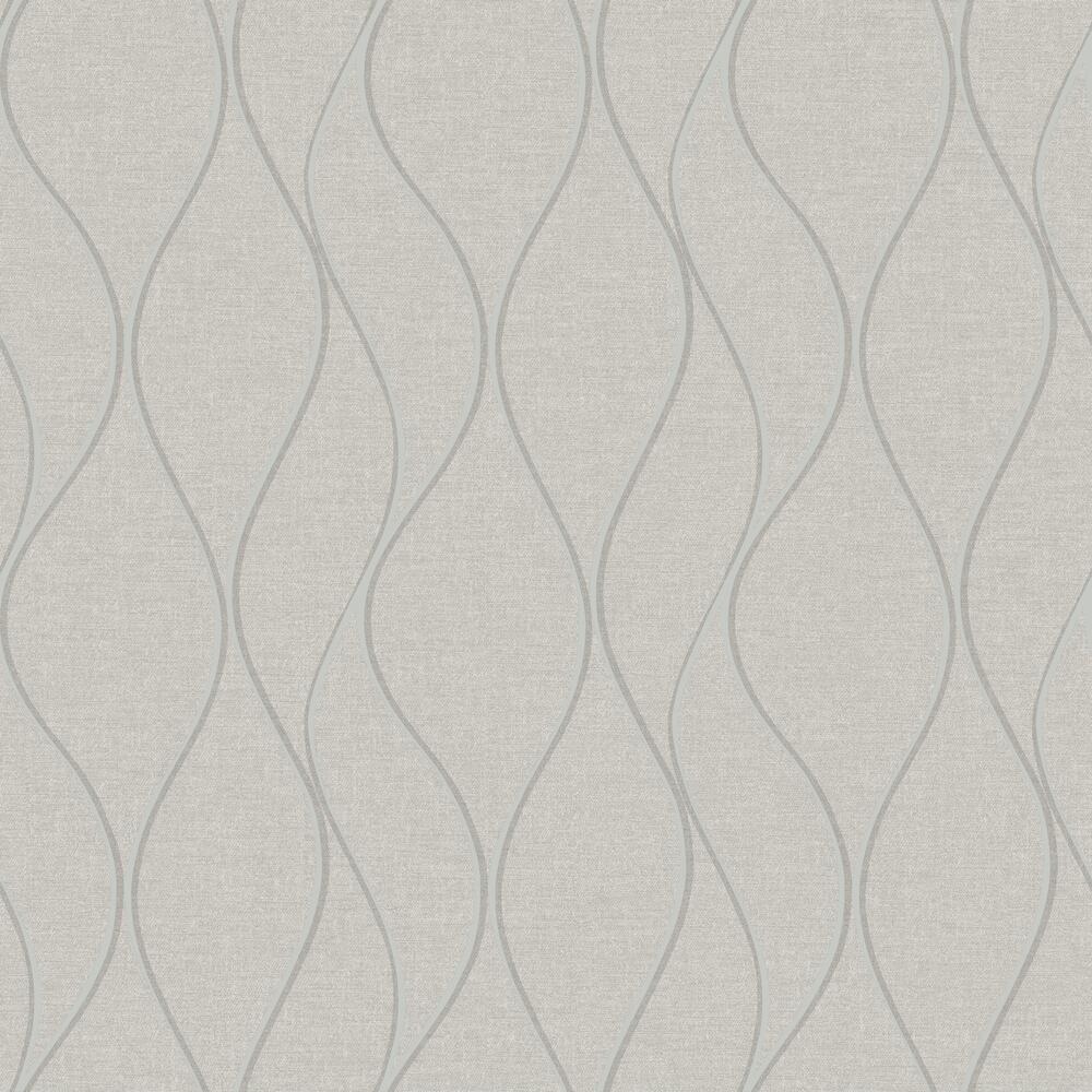 Wave Ogee Peel and Stick Wallpaper - Image 1