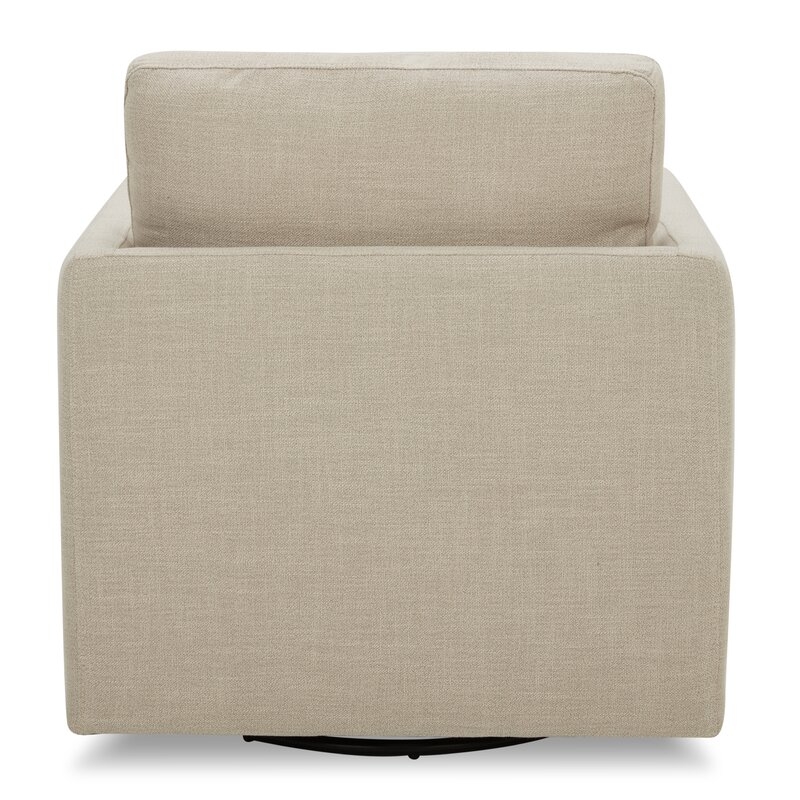 Jayaram Upholstered Swivel Armchair - Image 3