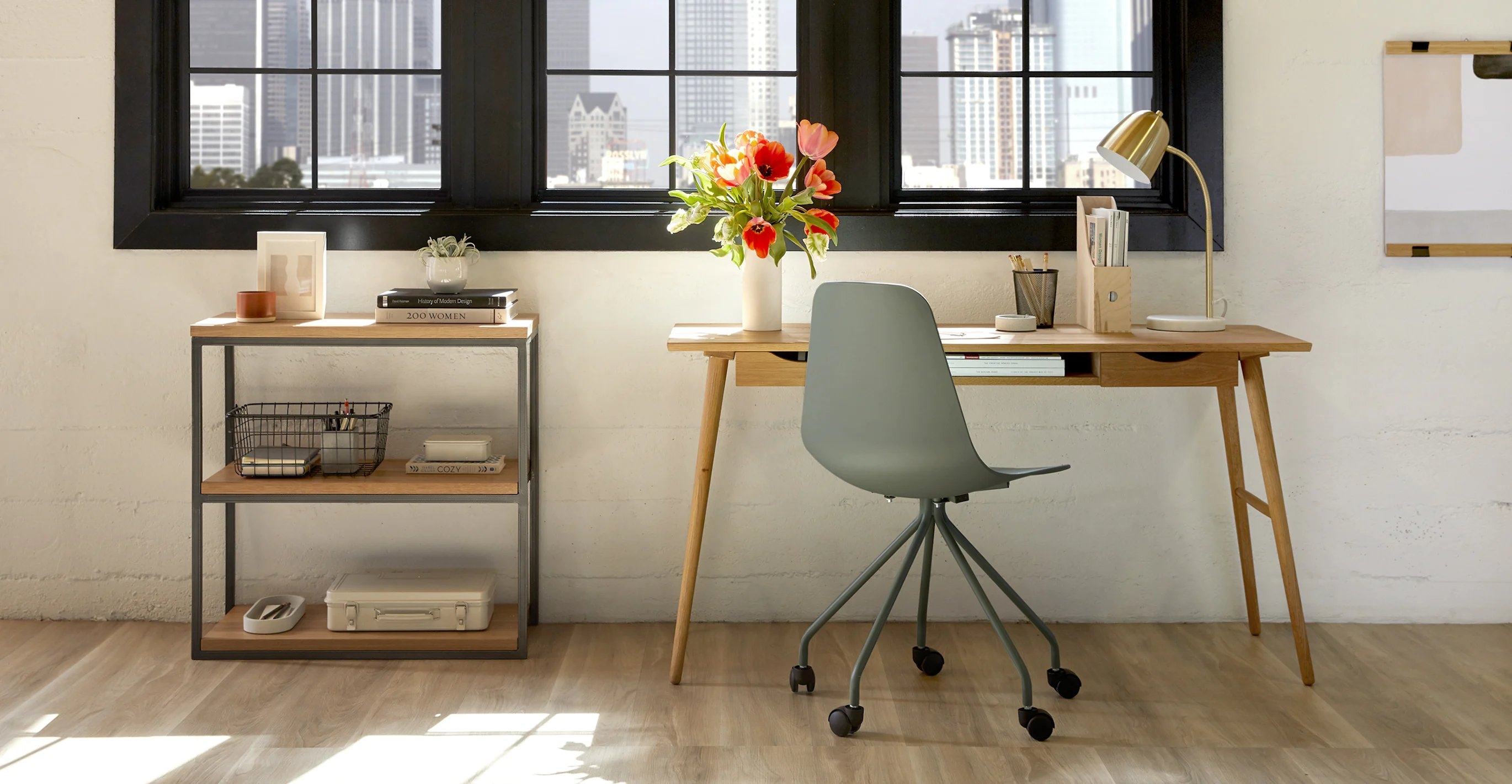 Svelti Aloe Green Office Chair - Image 1