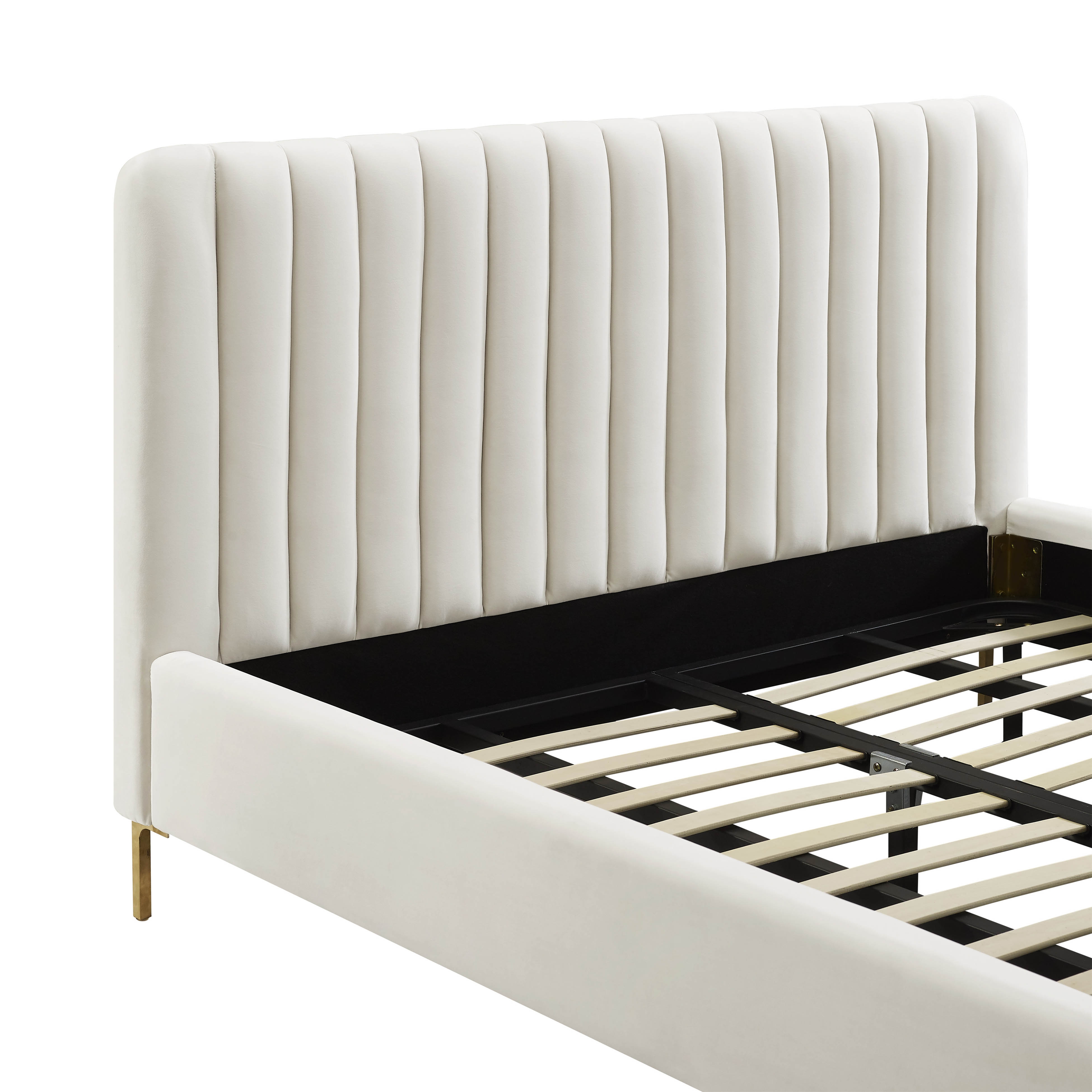 Angela Cream Bed in King - Image 4