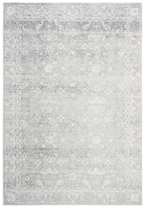 Arlo Home Woven Area Rug, EVK270Z, Silver/Ivory,  10' X 14' - Image 0