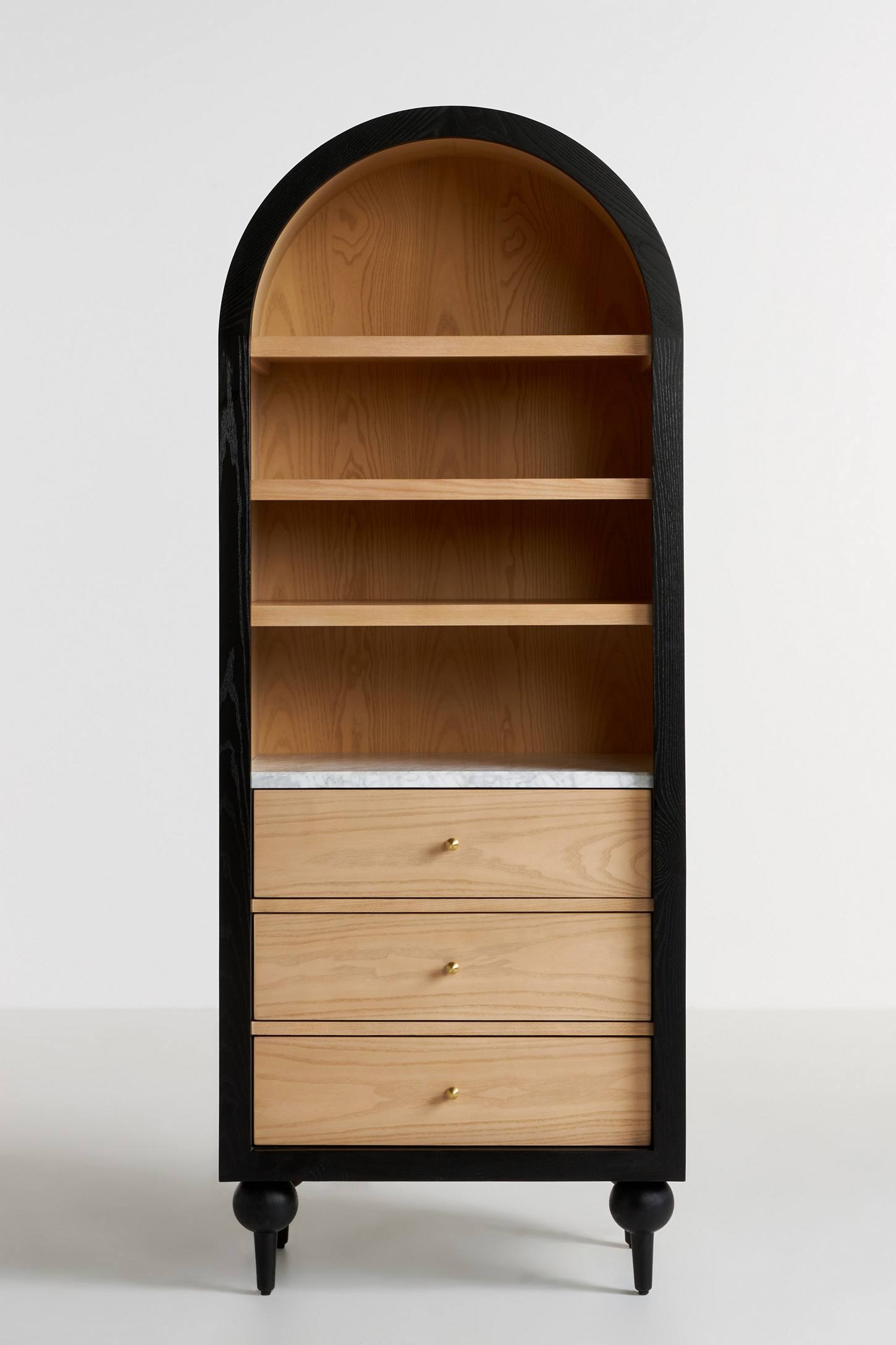 The Fern Marble Top Bookcase - Image 1