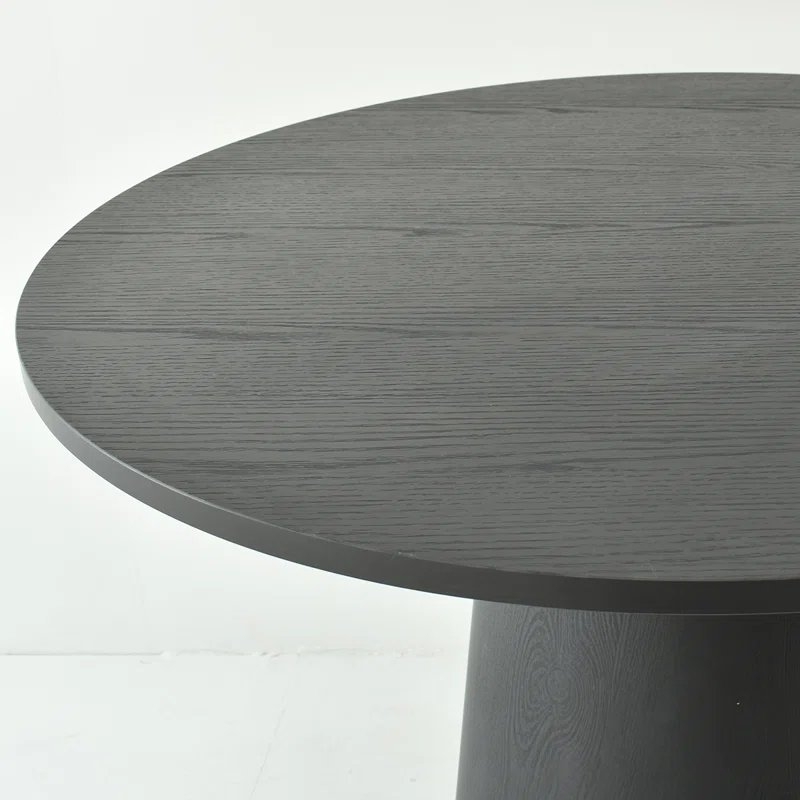 35" Fixed Pedestal Dining Table - Thumbnail 3