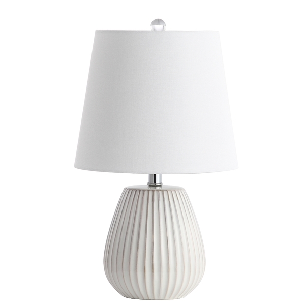 Kole Table Lamp - White - Safavieh - Image 0