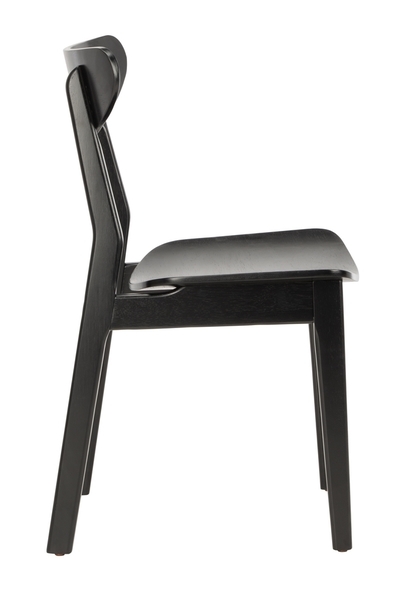 Lucca Retro Dining Chair - Black - Set of 2 - Image 2