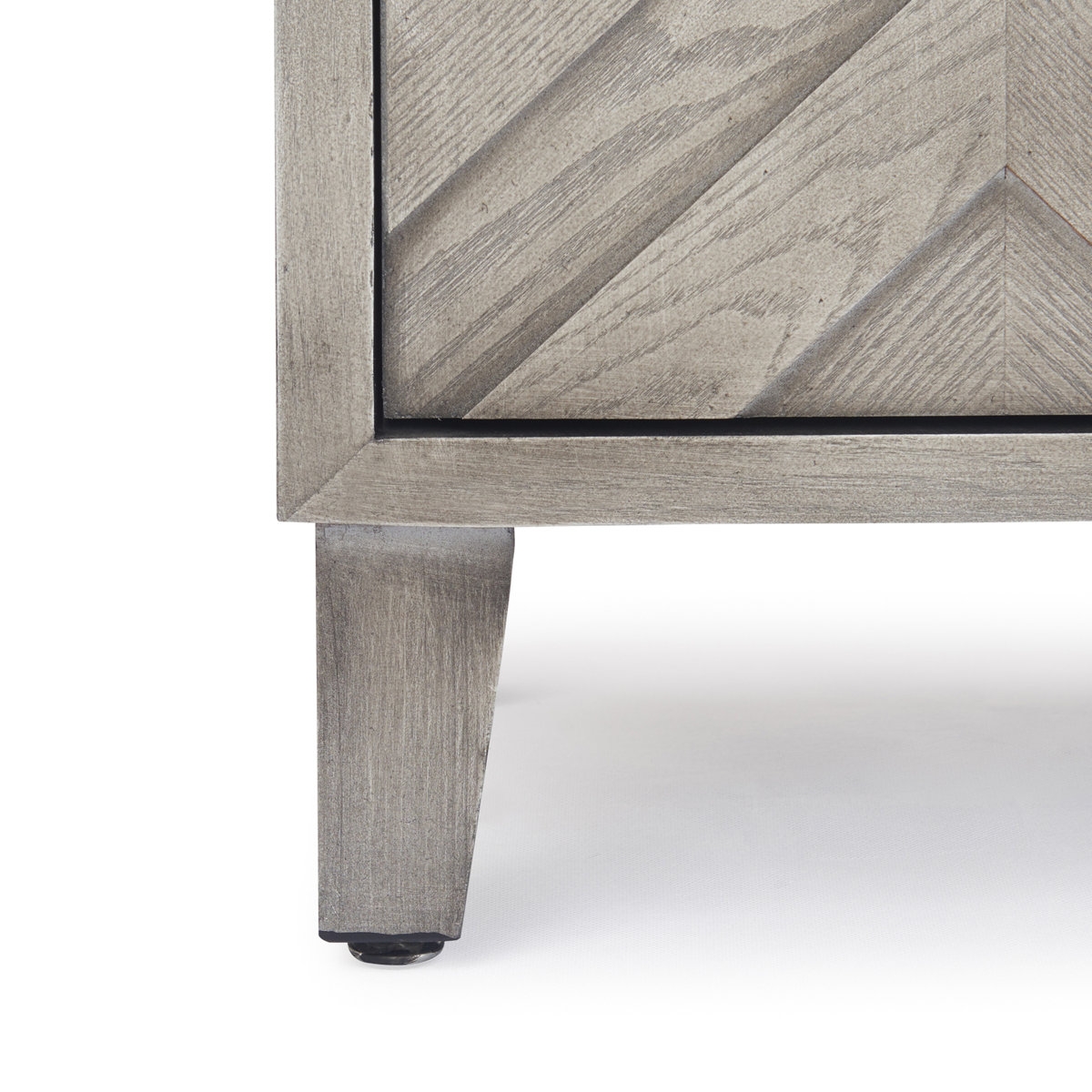 Finch Friedman Errol Bar Cabinet with Wine Storage, Gray - Image 2