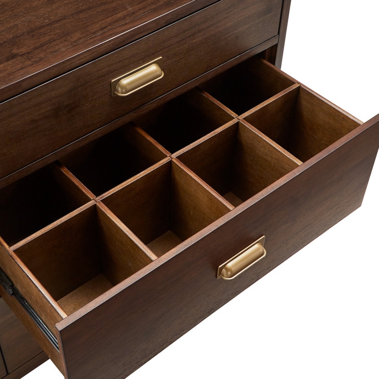 6 Drawer 64" W Solid Wood Dresser - Image 2