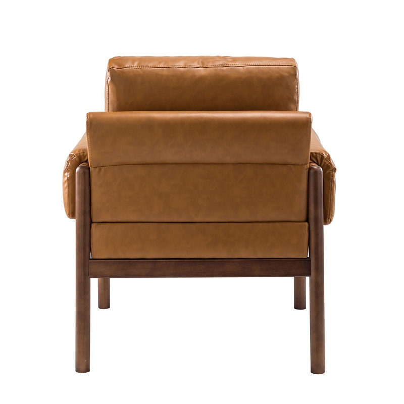 Anneluise Vegan Leather Armchair - Image 3