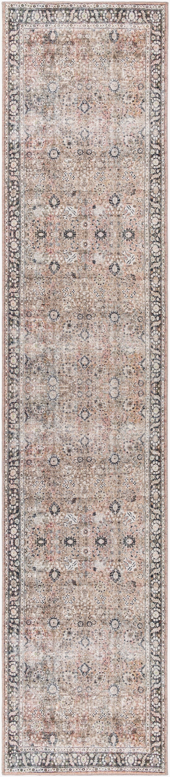 Colin Beige Indoor 2'7" x 7'3" Machine Woven Rug - Image 0
