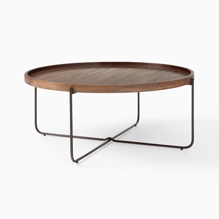 Willow 36" Coffee Table, Grey - Image 0