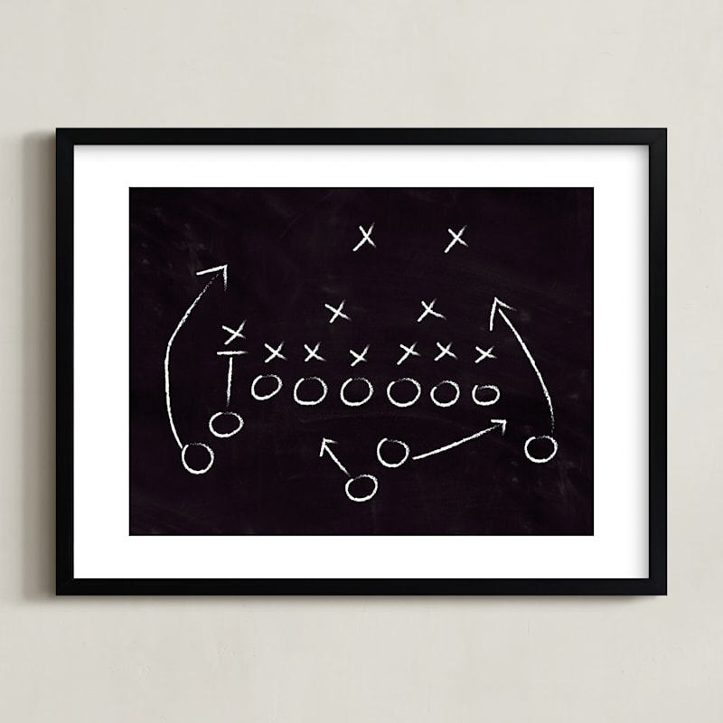 The Option, 24" x 18", Rich Black Wood Frame, White Border - Image 0