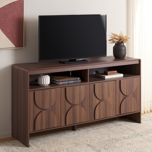 Arsenio 4 Door 2 Shelf Sideboard - Walnut - Image 0