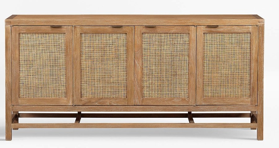Blake rattan media console - Image 0