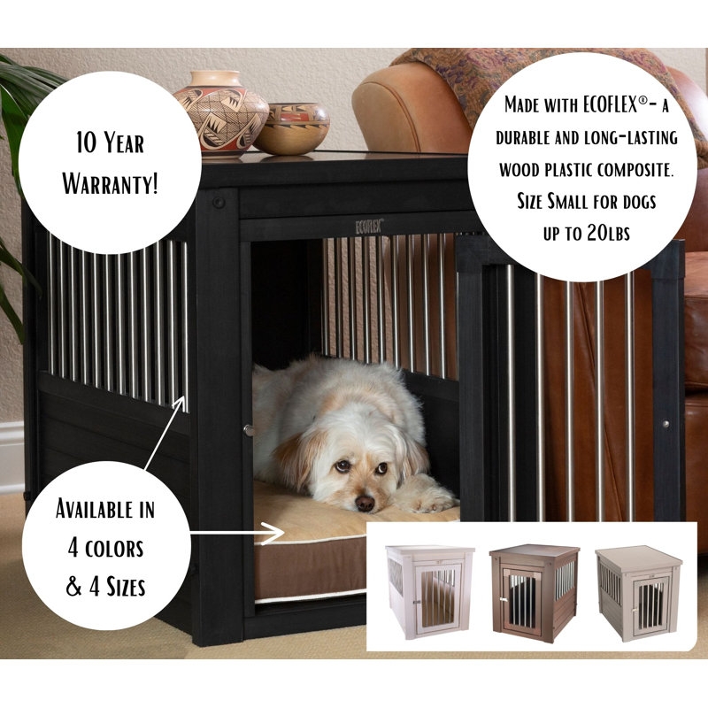 Allenhurst Ecoflex Furniture Style Dog Crate and End Table - Image 5