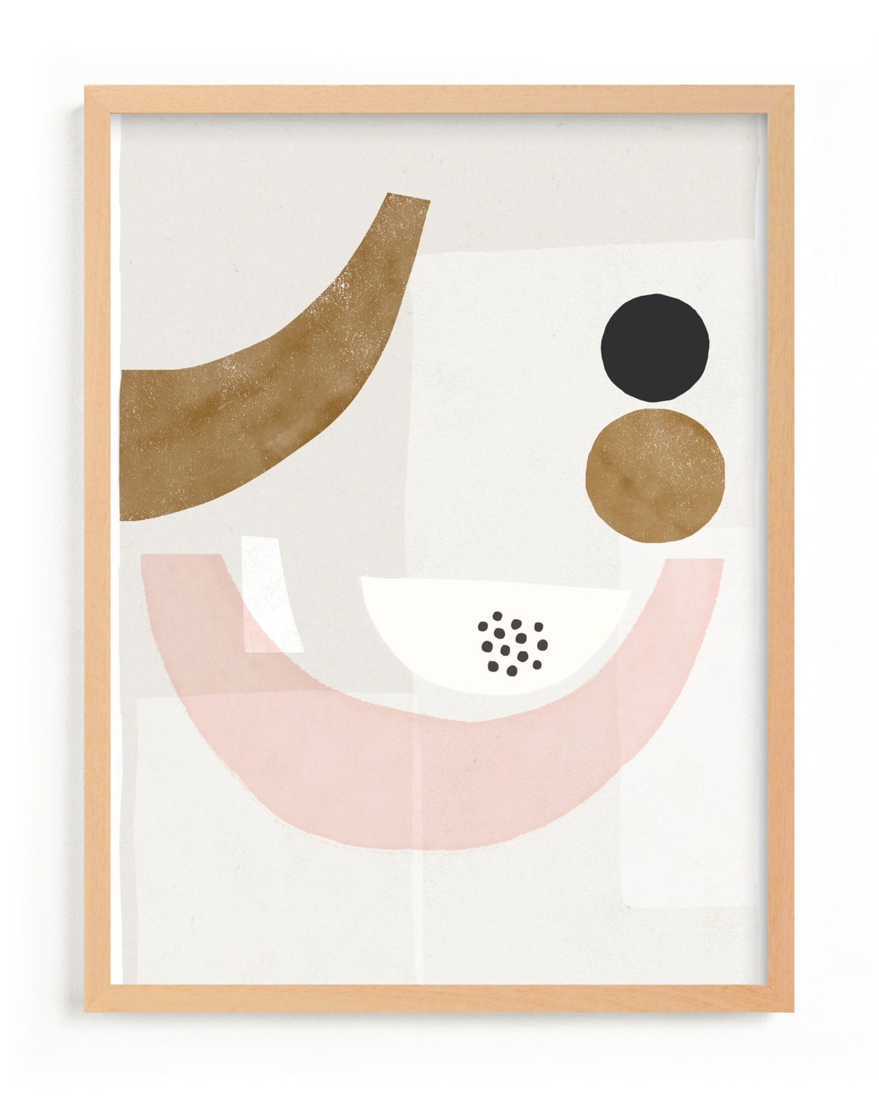 The Balancing 2 Art Print- 18" X 24"- Gilded Wood Frame- Standard Plexi & Materials- White Border - Image 0