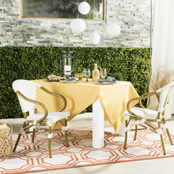 Karine Stacking Arm Chair - Beige - Safavieh - Image 0