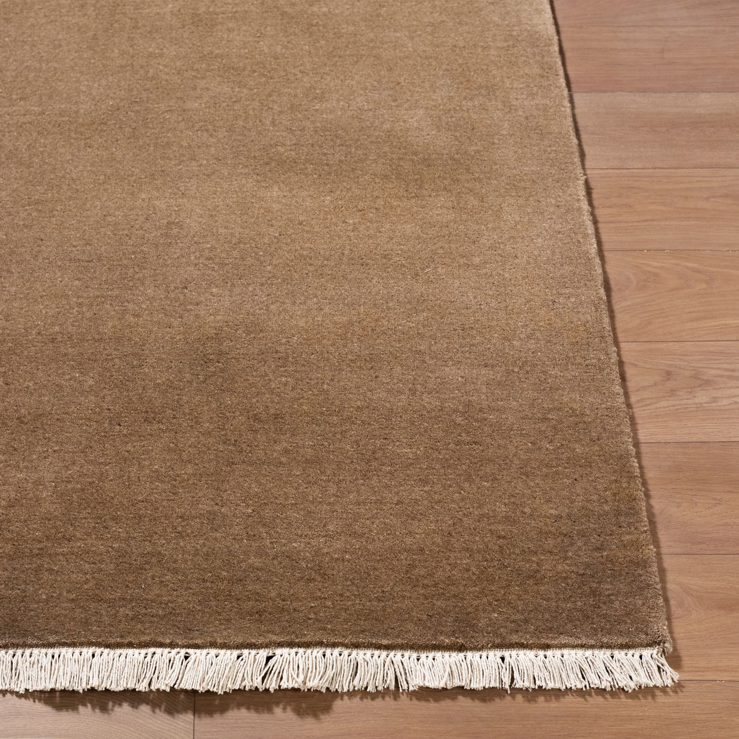 Evergreen Brown Indoor 6' x 6' Handmade Rug - Image 1