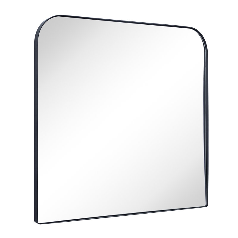 Bhargava Large Mantel Mirror Arched Rounded Corner Wall Mirror For Bathroom, Living Room - Image 2