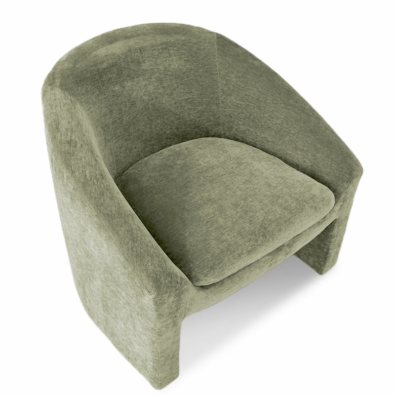 Steven Chenille Barrel Chair - Image 2