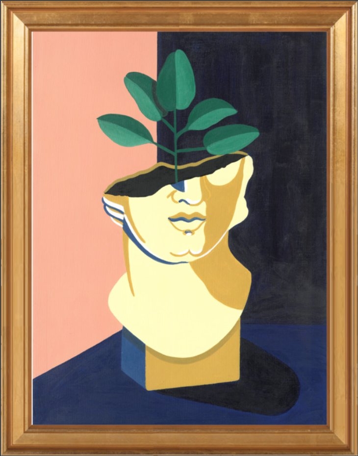 Luxe Metal Art 'Art For Art Sake' By Francois Char Art For Art Sake by - Painting on - Image 2