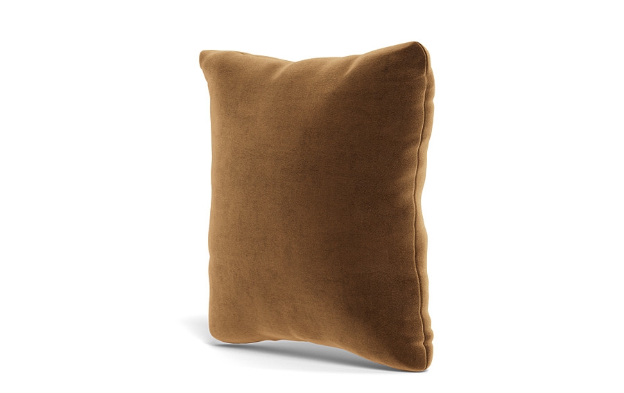Throw Pillow 18", Fawn Performance Velvet, 18" x 18" - Image 2