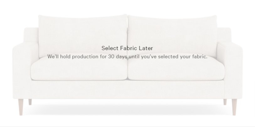 Sloan Fabric 2-Seat Sofa - Image 0