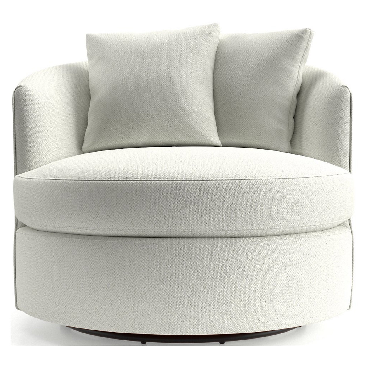Tillie Swivel Chair, Nordic Frost Textured Weave - Image 0