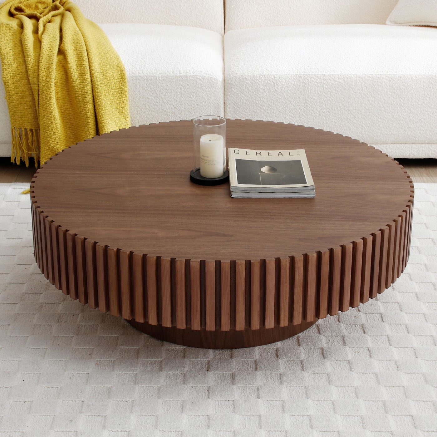 Contour & Co. | Fluted Modern Coffee Table - Image 2