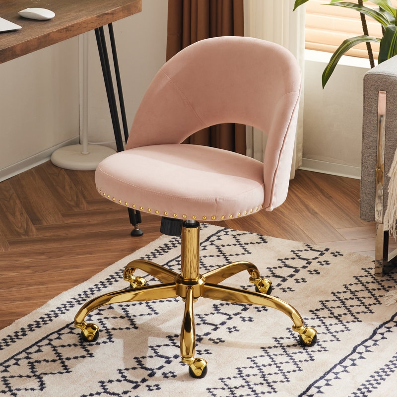 Task Chair Office Desk Chair Make Up Chair With Wheels - Image 2