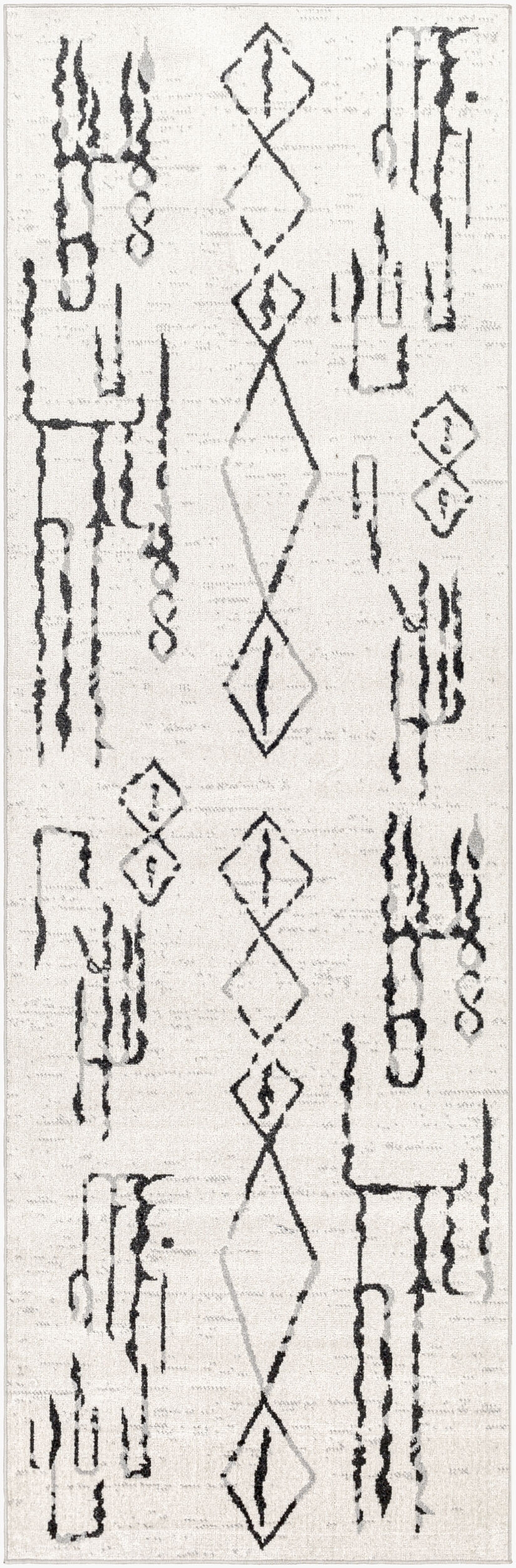 Lavadora Beige Indoor 2'7" x 7'3" Machine Woven Rug - Image 0