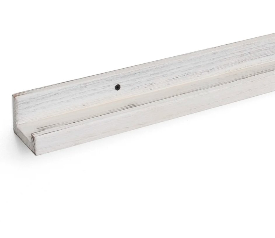 Kentlyn 2 Piece Solid Wood Picture Ledge Wall Shelf (Set of 2) - Image 1