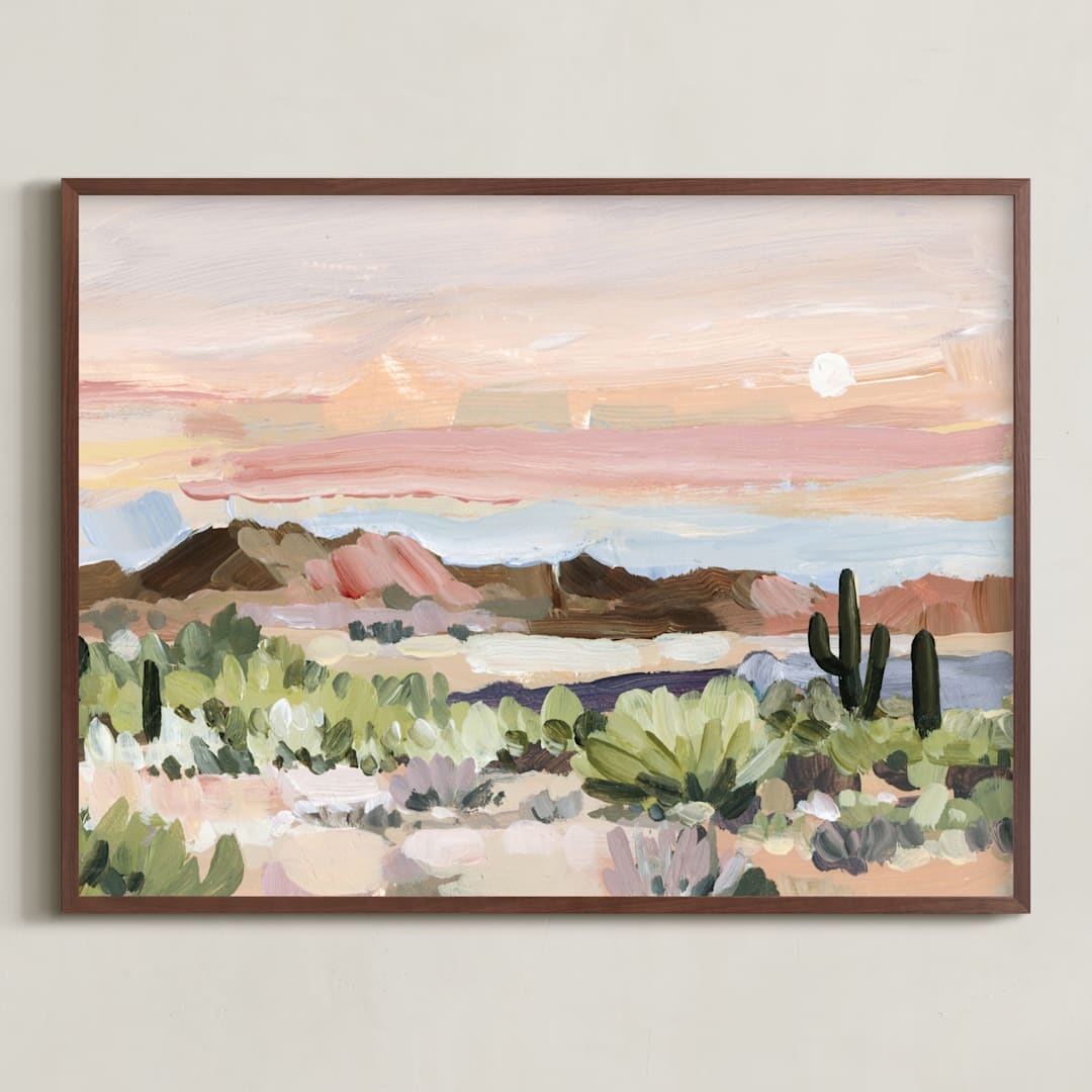 Arizona Desert Sunset Limited Edition Fine Art Print 2 - Image 0