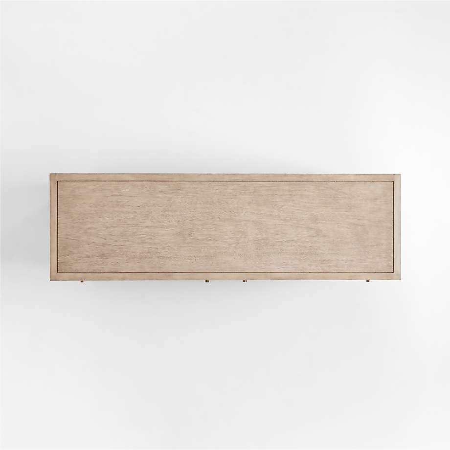 Keane Weathered Natural Wood 6-Drawer Dresser - Image 3