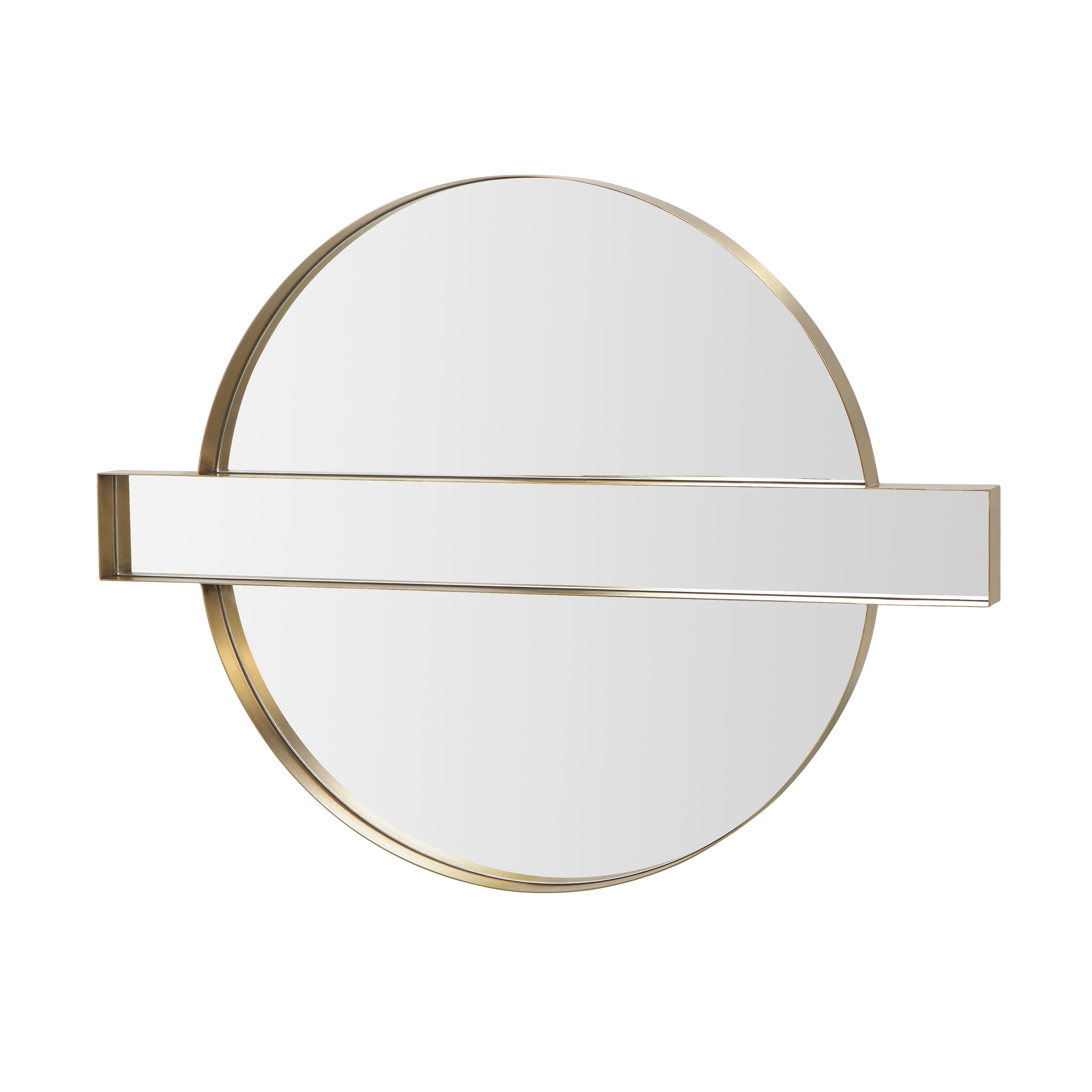 Carri Gold Round Wall Mirror - Image 3