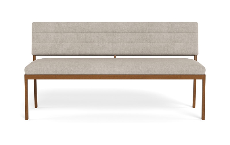 Nora Wood Framed Upholstered Bench - Image 0