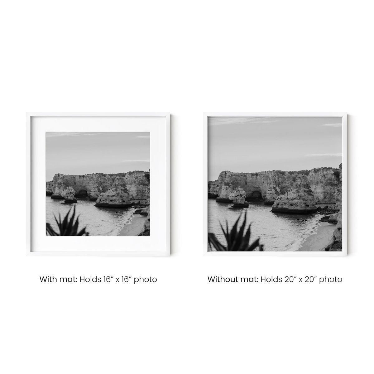 Solid Wood Picture Frame - Set of 9 with Mat (Set of 9) - Image 3