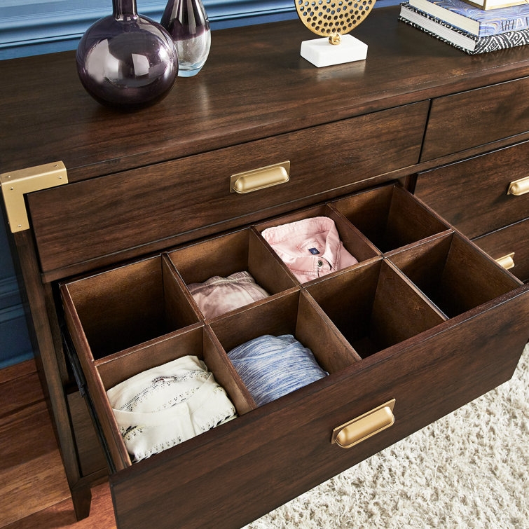 6 Drawer 64" W Solid Wood Dresser - Image 6