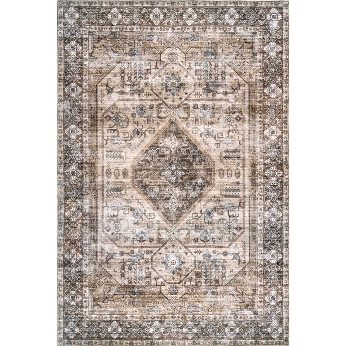 Paneled Oracle Washable Area Rug - Image 0