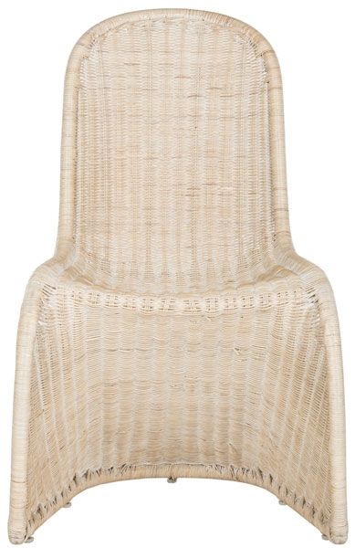 Tana Wicker Side Chair - Grey - Safavieh - Image 0