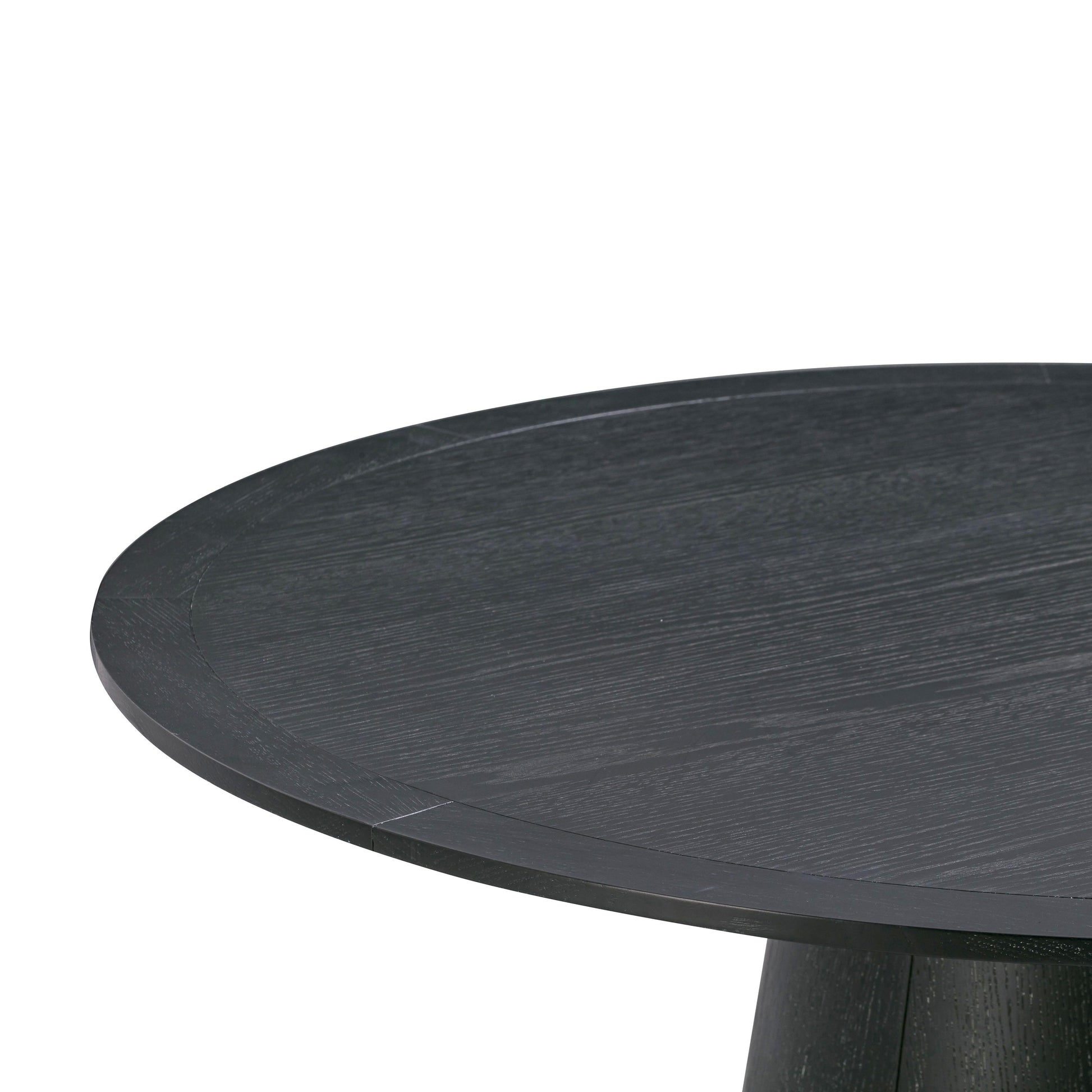 Sahara Black Oak Round Dining Table - Image 2